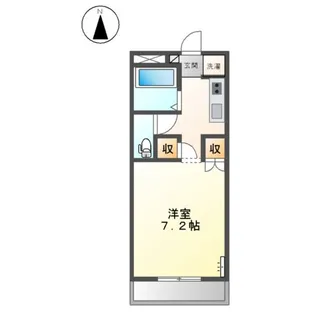 サンシャインマルゲン【00203号室】の間取り
