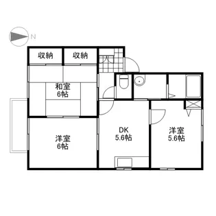 リヴィエール B棟【1階】の間取り