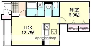 サンクレスト B【1階】の間取り