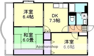 モンルポ【2階】の間取り