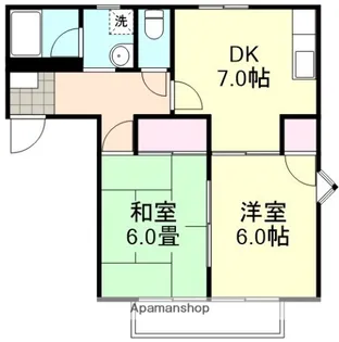 星の郷 B棟【2階】の間取り