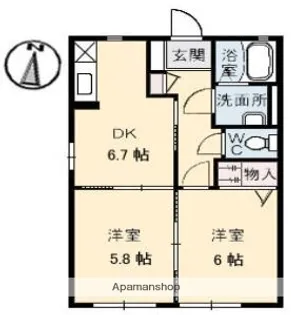 ST大高 B棟【1階】の間取り