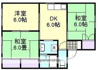 セジュール宮原B【1階】の間取り