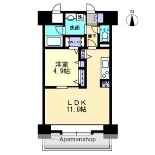PoissonMarche倉敷【8階】の間取り