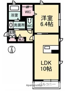 アプレ倉敷【2階】の間取り