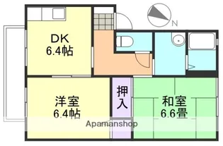 サングランデ【1階】の間取り
