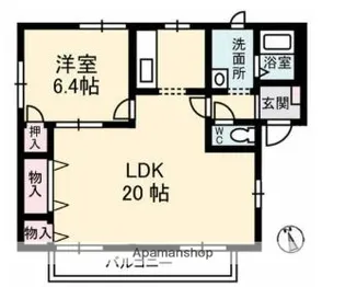 フレグランス大島 A棟【2階】の間取り