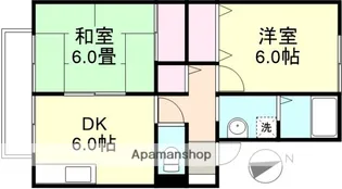 セジュール柏原【2階】の間取り