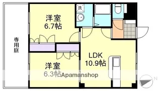 コートモデリア【1階】の間取り