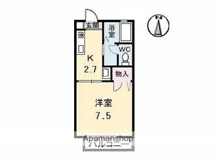 ディア エスタ C棟【1階】の間取り