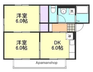 アミューズ新川【2階】の間取り