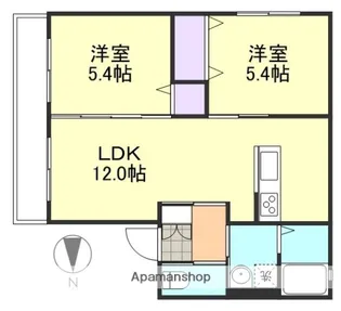 CONFIDENCE M【1階】の間取り