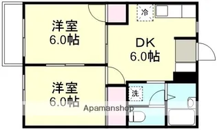 エルディム真木A棟【1階】の間取り