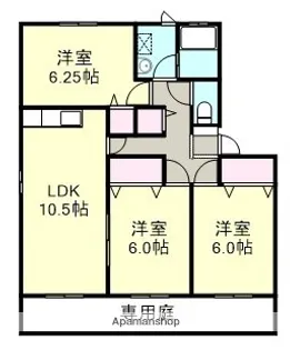 バンビーノ A棟【1階】の間取り