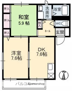 ルミエール A棟【1階】の間取り