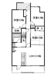アルファステイツ野田Ⅱ【11階】の間取り