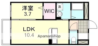 フィカーサ堀南【1階】の間取り