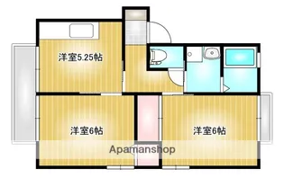 サンライズW【1階】の間取り