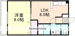 エスポワールK&K【2階】の間取り