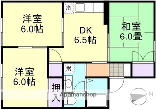 パレーシャル窪津【2階】の間取り