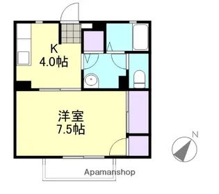 リビエール倉敷C【2階】の間取り