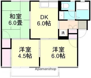 プレジール堀田 2号棟【2階】の間取り