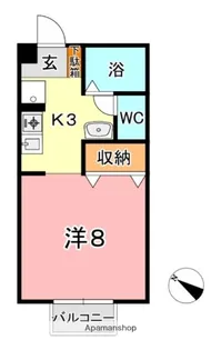フラワー C【2階】の間取り