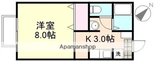 フラワー C【1階】の間取り