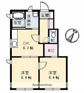 イデアルメゾン A棟【1階】の間取り