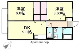パストラル藤田A棟【2階】の間取り