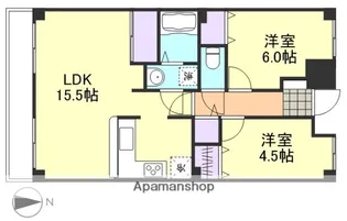 ライオンズマンション倉敷幸町【7階】の間取り