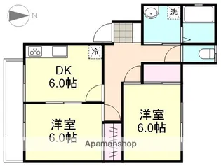 セレッソ玉島【1階】の間取り