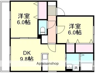 エクセレンス早島 A【2階】の間取り