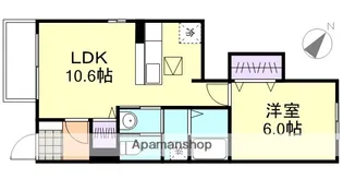 サンクレストA【1階】の間取り