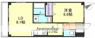 グローリー琴浦【3階】の間取り