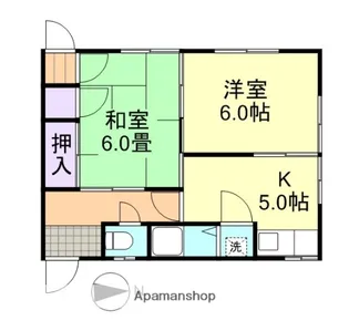 金森アパート【2階】の間取り