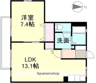 ラ・ポンテ【1階】の間取り