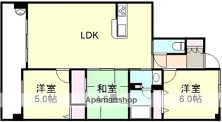 サーパス倉敷運動公園【8階】の間取り