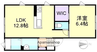グラシアス・セゾン D棟【1階】の間取り
