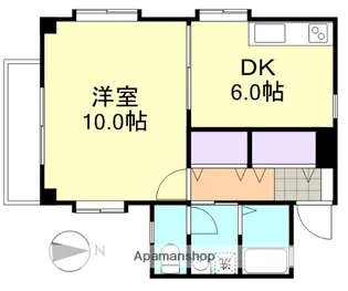 ジンジャーエールⅡ【2階】の間取り