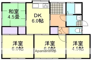 岡山県倉敷市白楽町【一戸建】の間取り