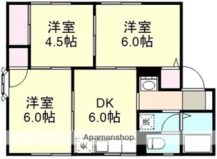 ラベンダーヒルズB棟【1階】の間取り