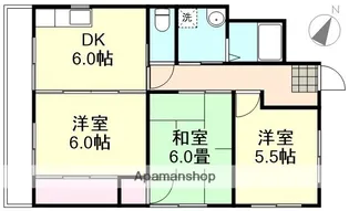 エスぺランスグラン【2階】の間取り
