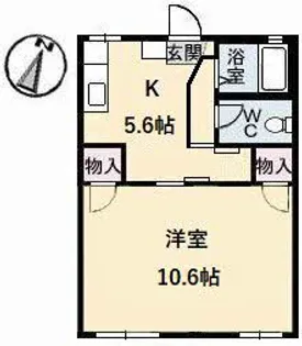 ハイツタンポポ B棟【2階】の間取り