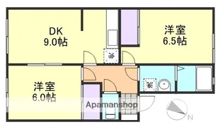 レーベンA【1階】の間取り