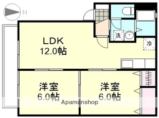ゴールドクレスト【2階】の間取り