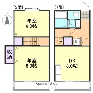 サンクリエイト B棟【1階】の間取り