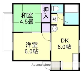 リージェント中庄パートⅡ【2階】の間取り