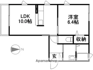 ファインユニゾン A棟【2階】の間取り