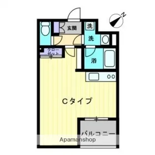 アルファレガロ中庄駅前【1階】の間取り
